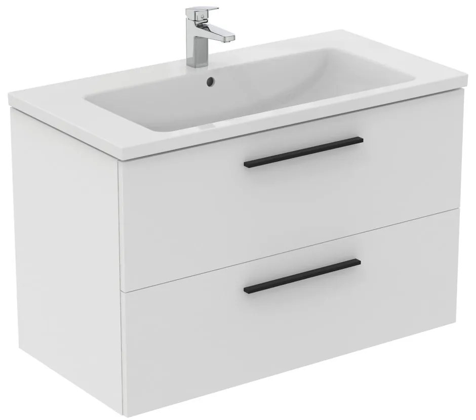 Biała wisząca szafka pod umywalkę 100x63 cm i.Life B – Ideal Standard