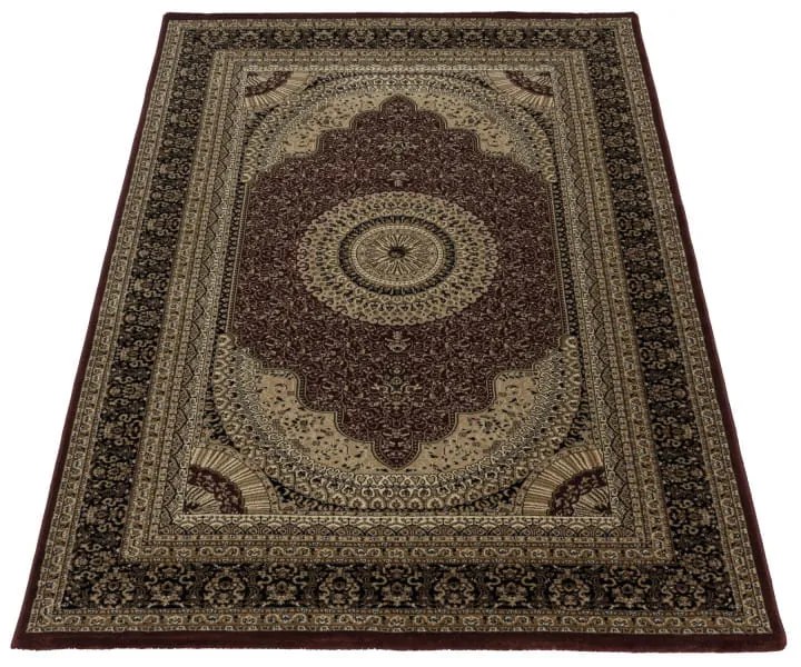 Dywan klasyczny Kashmir ornament czerwony 80 cm x 150 cm
