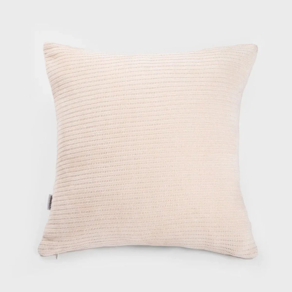 Poszewka dekoracyjna CHENILLE szenilowa ecru 45x45 cm HOMLA