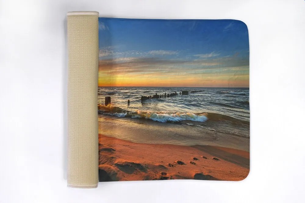 Dywanik łazienkowy Dywanik łazienkowy Plaża Zachód Słońca