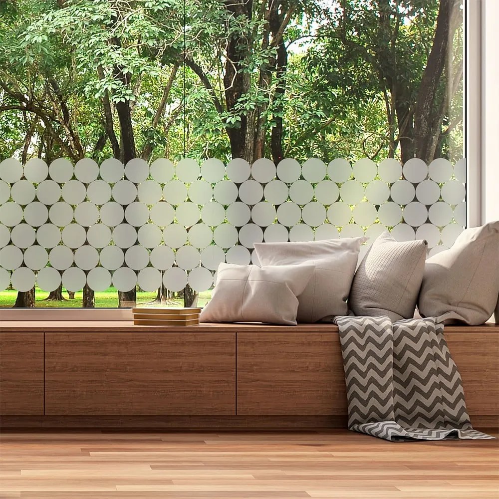 Zestaw naklejek na okno 50 szt. 10x10 cm Clackout Circle – Ambiance