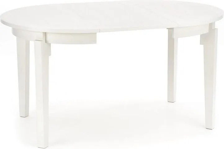 Okrągły stół do jadalni z funkcją rozkładania Sorbus biały