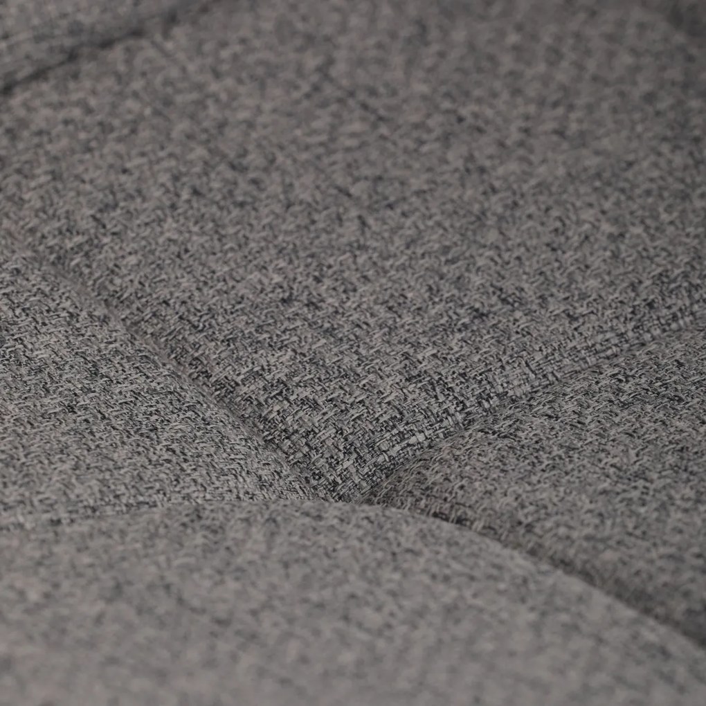 Zestaw jadalniany z ceramicznym blatem i 4 krzesłami, szary