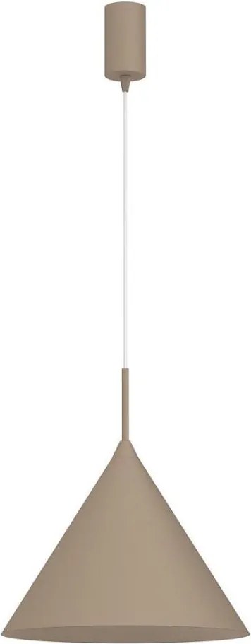 Lampa wisząca na lince CAPITAL 1xGX53/15W/230V śr. 32 cm beżowa