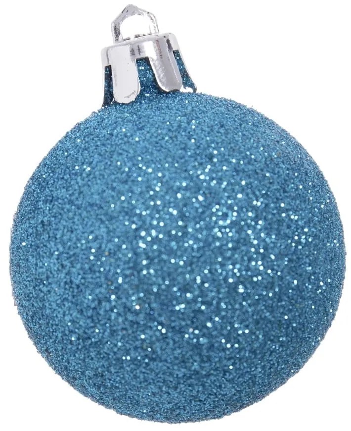 Niebieskie bombki zestaw 12 szt. – Casa Selección, ⌀ 4 cm