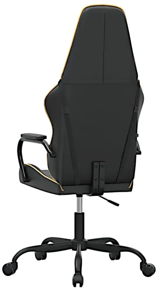 Czarno-złoty fotel gamingowy S1-N10