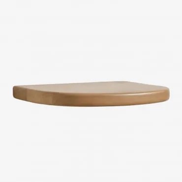Wiszący Stolik Nocny 45x25 Cm Z Drewna Mango Agathe Naturalna - Sklum