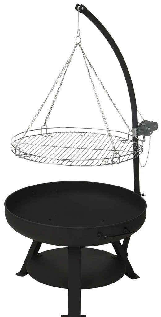 Palenisko ogrodowe z kratką, Ø 60 cm