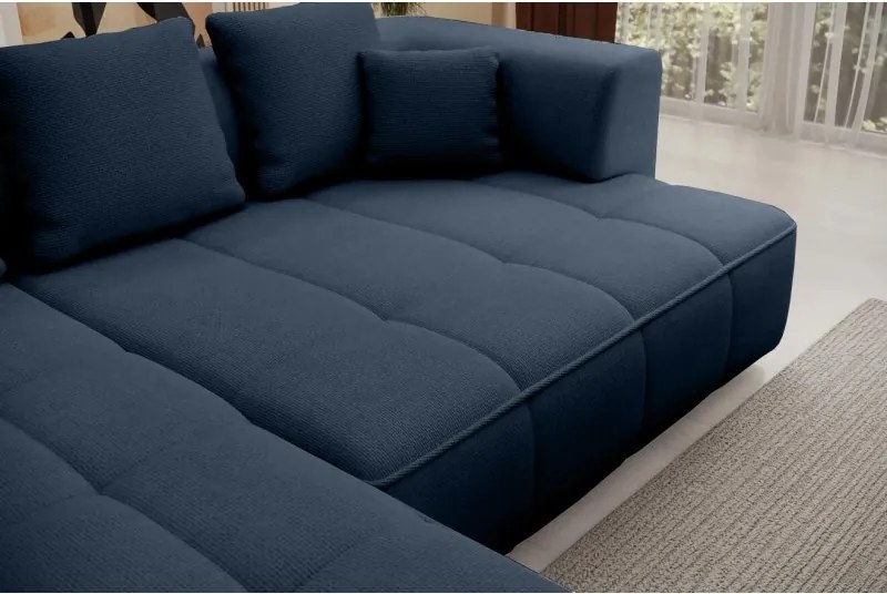 Narożnik ALBIO S Lewostronny z elektryczną regulacją siedziska, funkcja spania, wolnostojący w tkaninie EDEN 16 WERSAL