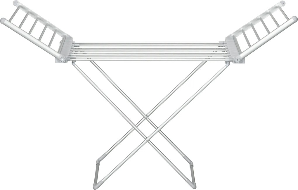 HOMCOM Suszarka do Ubrań z Funkcją Ogrzewania, 45-55 ℃, Składana, 144Dł. x 53Sz. x 96Wys. cm