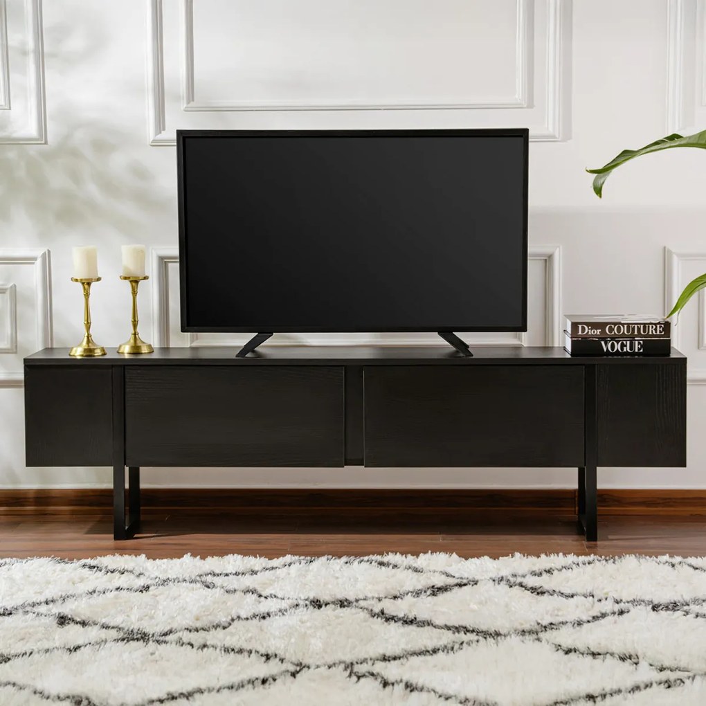 Stolik pod telewizor Serenity Wood Black