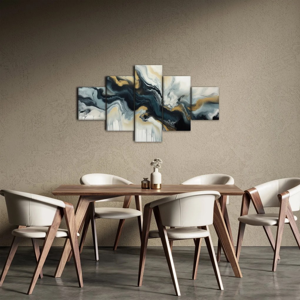 Obraz - Rysunek marmurkowy (125x70 cm)