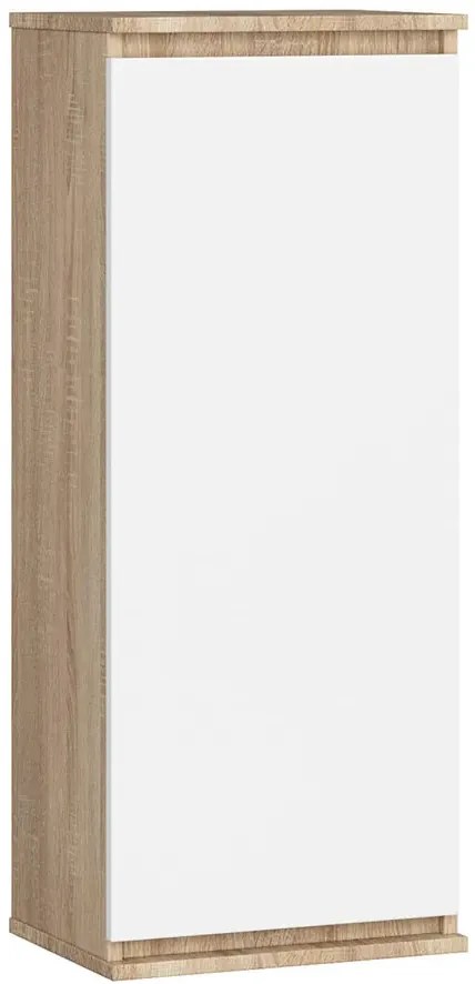 Szafka wisząca w skandynawskim stylu dąb sonoma + biały R3-P32