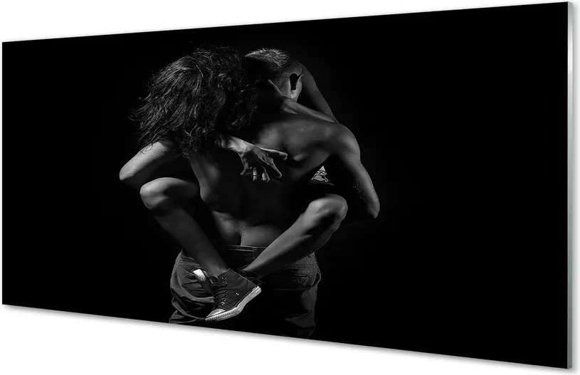 Panel szklany do Kuchni Bliskość Mężczyzny i Kobiety