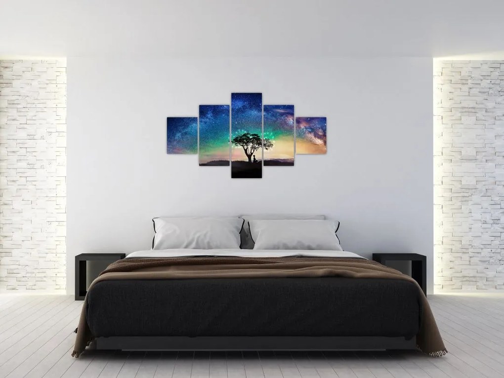 Obraz - Odpoczynek pod gwiazdami (125x70 cm)