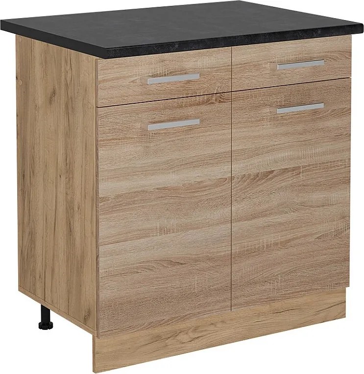 Szafka dolna do kuchni sonoma 80x60x81.6 r-line