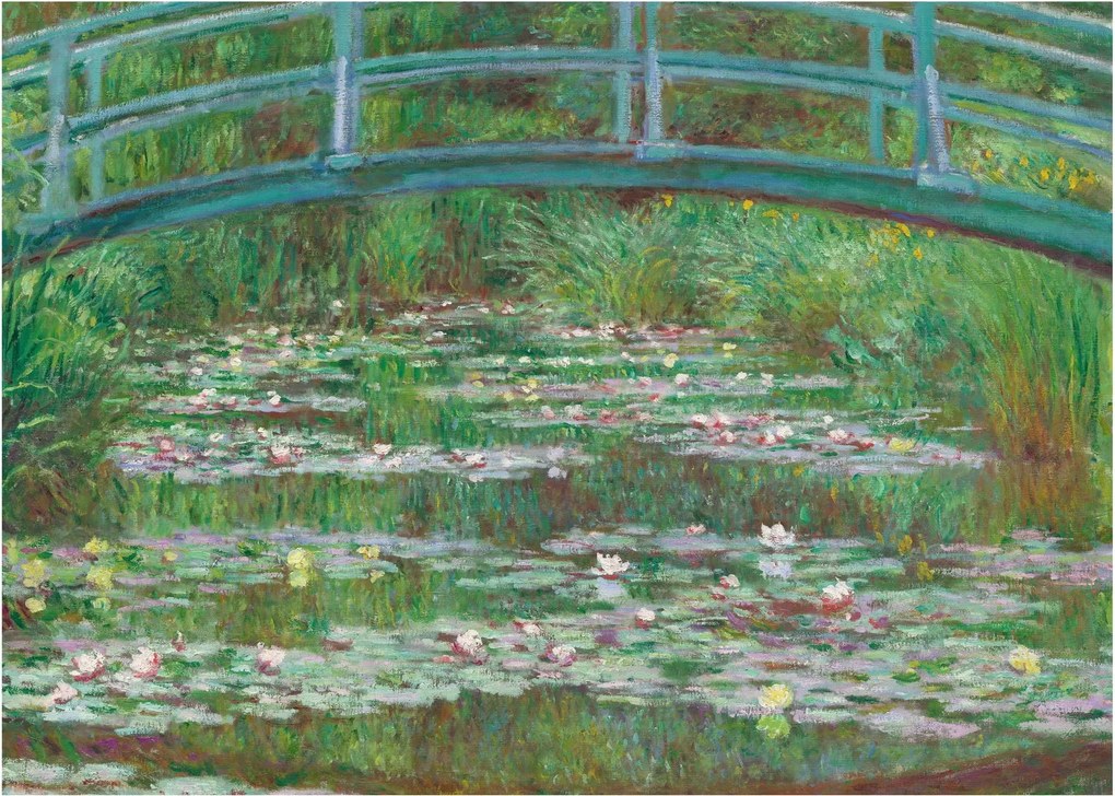 Obraz - Claude Monet, The Japanese Footbridge, reprodukcje (70x50 cm)