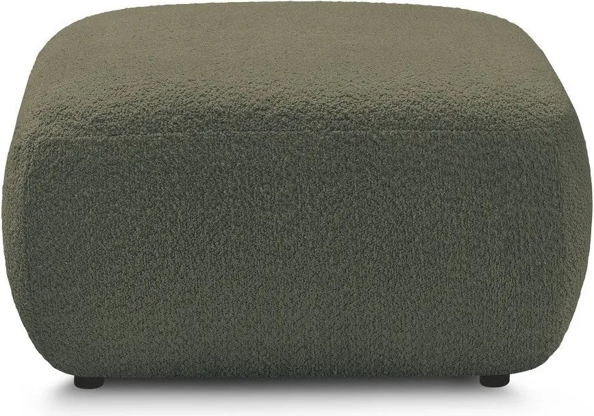 Zielony podnóżek z materiału bouclé Montaigne – Bobochic Paris