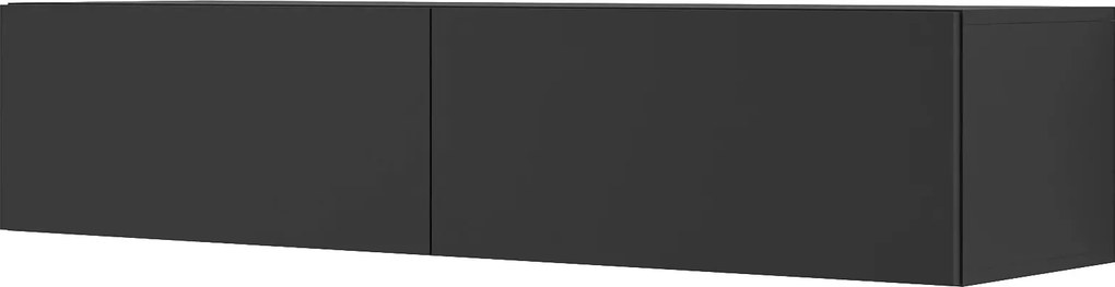Czarna ścienna szafka rtv 140 cm P9-T20