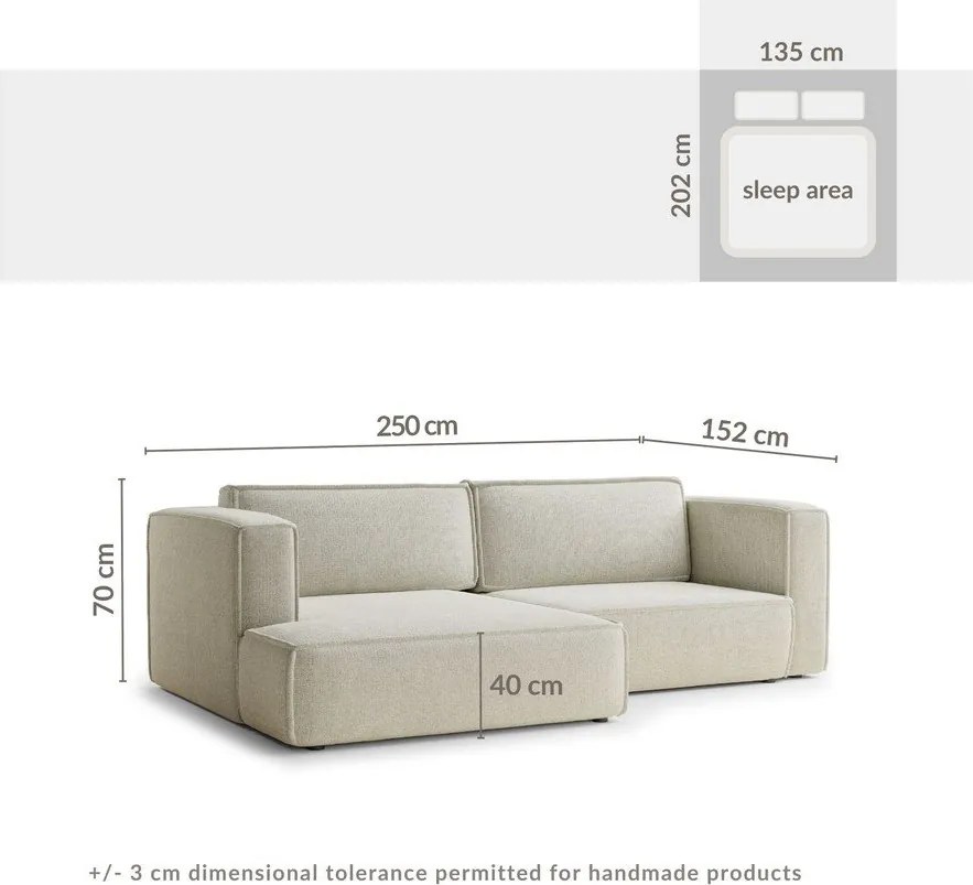 Ciemnozielony rozkładany narożnik ze schowkiem z tkaniny szenilowej (lewostronny/z szezlongiem) Velto – Maison de Rêve