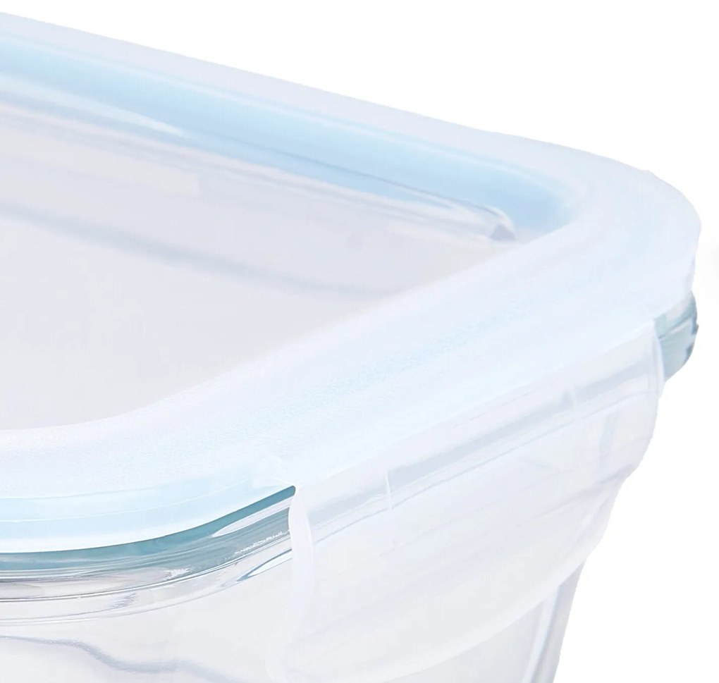 Szklany pojemnik na żywność hermetyczny LUNCH BOX, 1 l