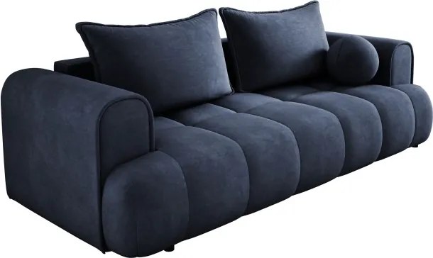 Sofa COCO z funkcja spania i pojemnikiem CIEMNO NIEBIESKI CLOUD 79