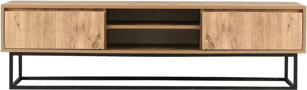 Szafka pod telewizor Belinda Pine and Black I, M