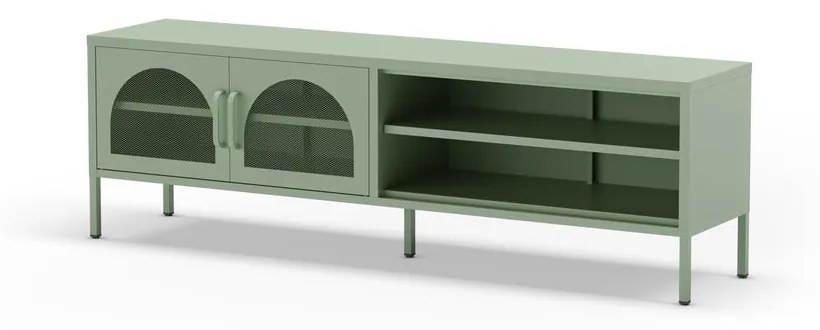 Miętowa szafka pod TV 160x50 cm Diora – Marckeric