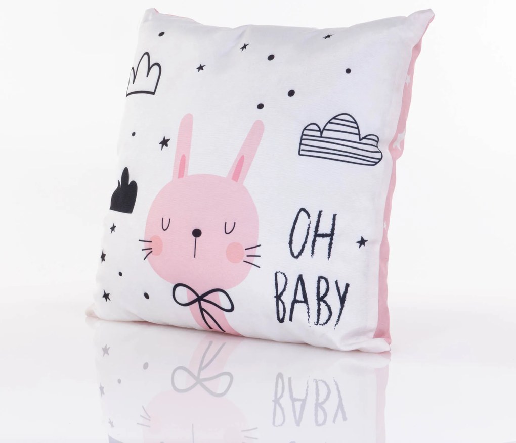 Poszewka na poduszki do pokoju dziecięcego RAWR, 45 x 40 cm