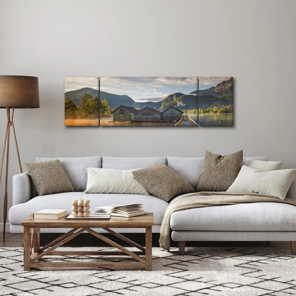 Obraz jeziora (170x50 cm)
