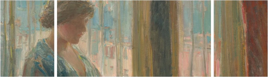 Obraz - Childe Hassam, The New York Window, reprodukcje (170x50 cm)