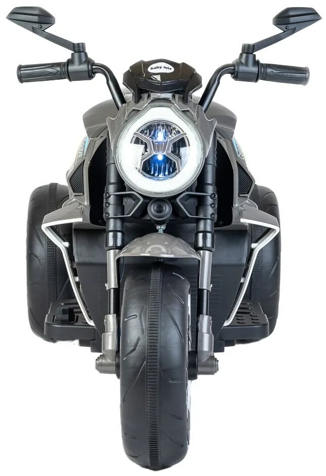 Baby Mix Motocykl elektryczny dla dzieci Calabre, czarny
