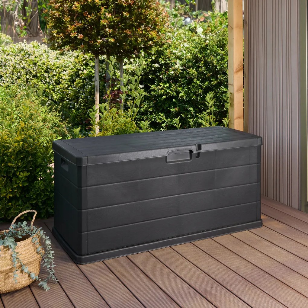 Pojemnik do przechowywania ALPHA, 340L, 118x59x57cm, antracytowa I.P.A.E-Progarden