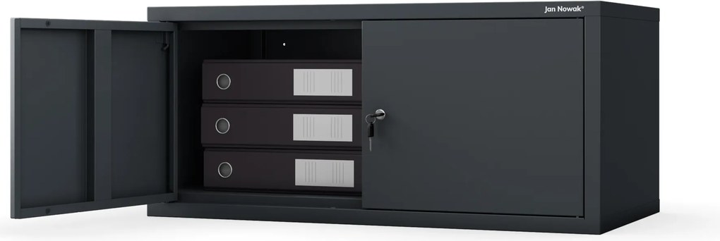 Nadstawka na szafę EWA Compact 800 x 380 x 400 mm, antracytowa