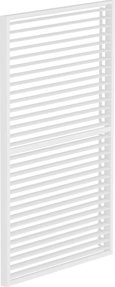 PANEL ŻALUZJOWY BOCZNY RUCHOMY 123X218 CM DO PERGOLI 4M ALUMINIOWY BIAŁY