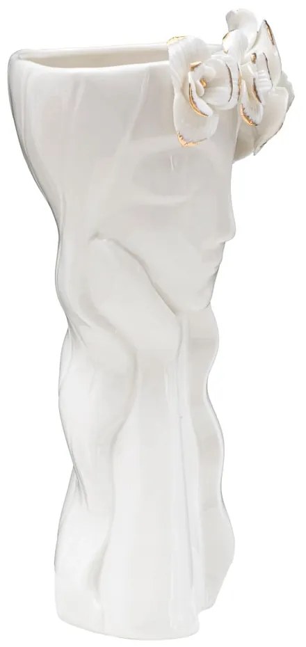 Biały porcelanowy wazon Mauro Ferretti Cute Woman
