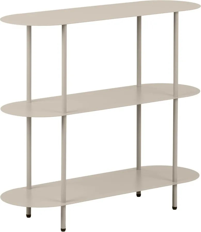 Beżowy metalowy regał 90x81x31 cm Rieti – House Nordic