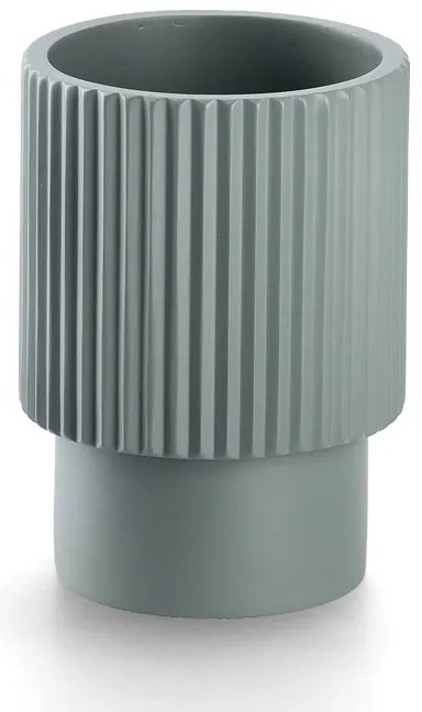 Prążkowany kubek z poliresinu STRIPES, Ø 8 cm