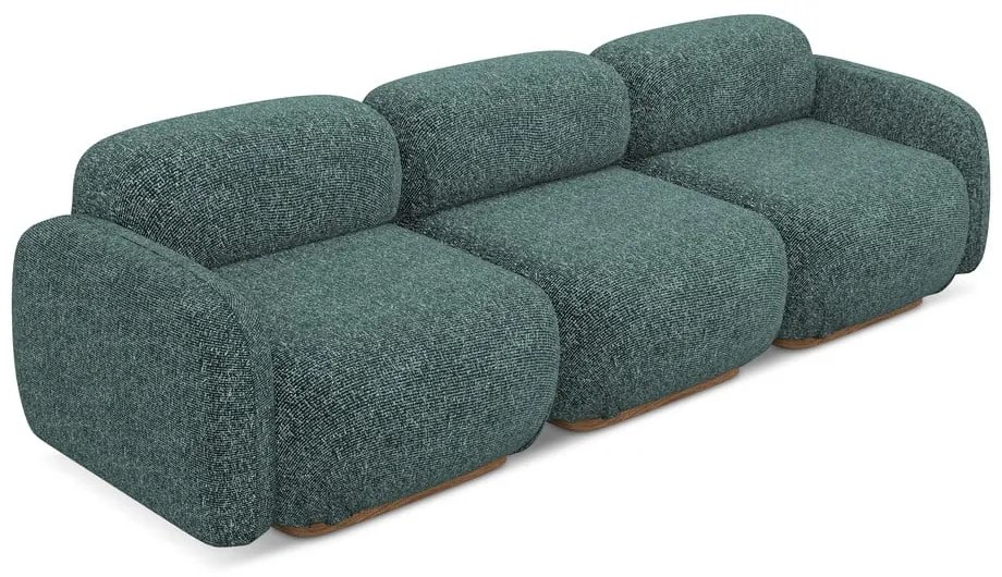 Turkusowa sofa modułowa 270 cm Ailani – Makamii