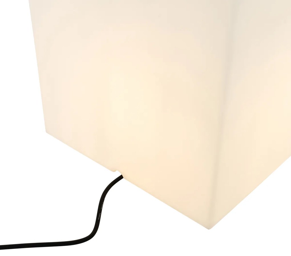 Zewnetrzna Nowoczesna lampa zewnętrzna biała 38 cm kwadratowa IP44 - Nura Nowoczesny Oswietlenie zewnetrzne