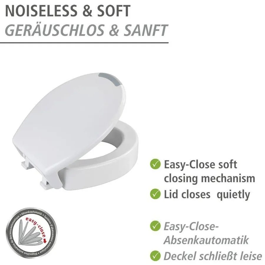 Biała deska sedesowa Wenko Secura Comfort