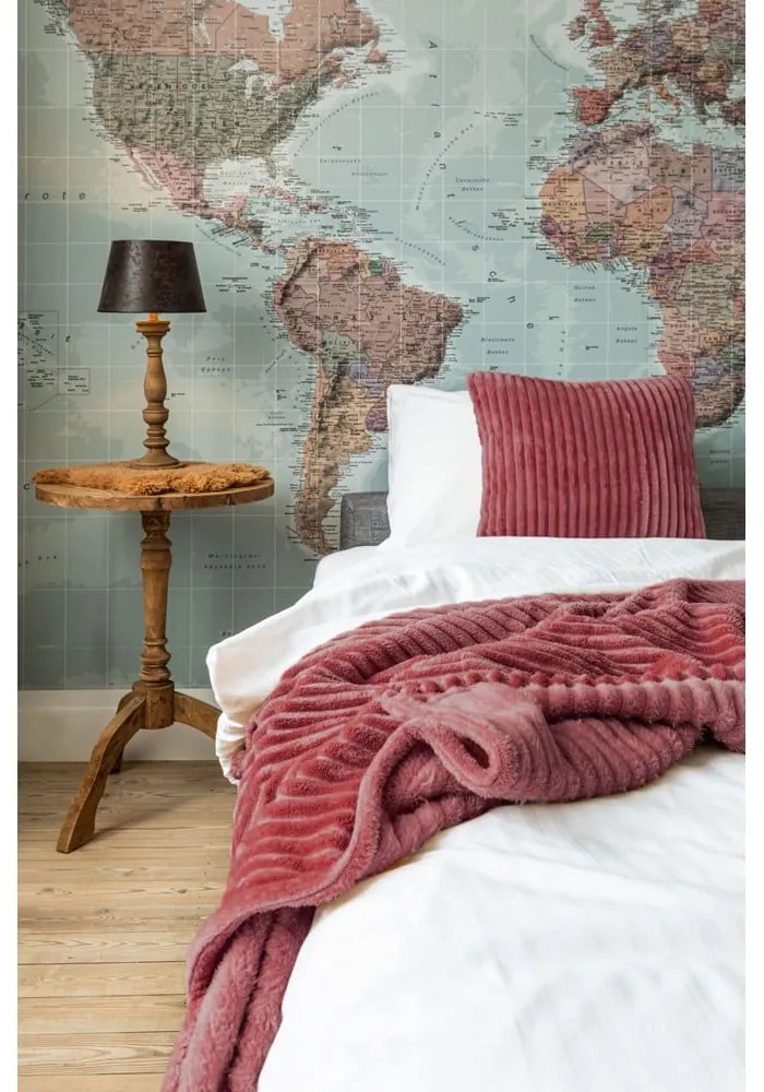 Koc z mikropluszu 130x160 cm Ribble – Tiseco Home Studio