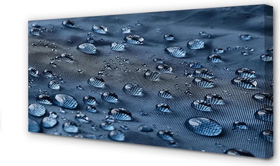 Fotoobraz na płótnie Mikroświat Kropli Wody