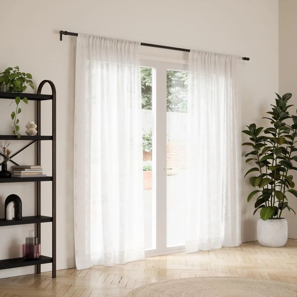 Stalowy regulowany karnisz 305 - 457 cm Cappa – Umbra