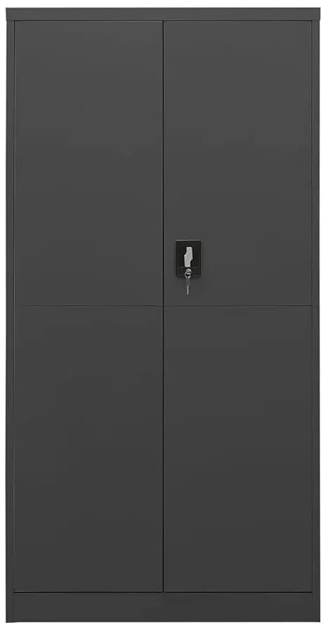 Antracytowa stalowa szafa na klucz B6-F28