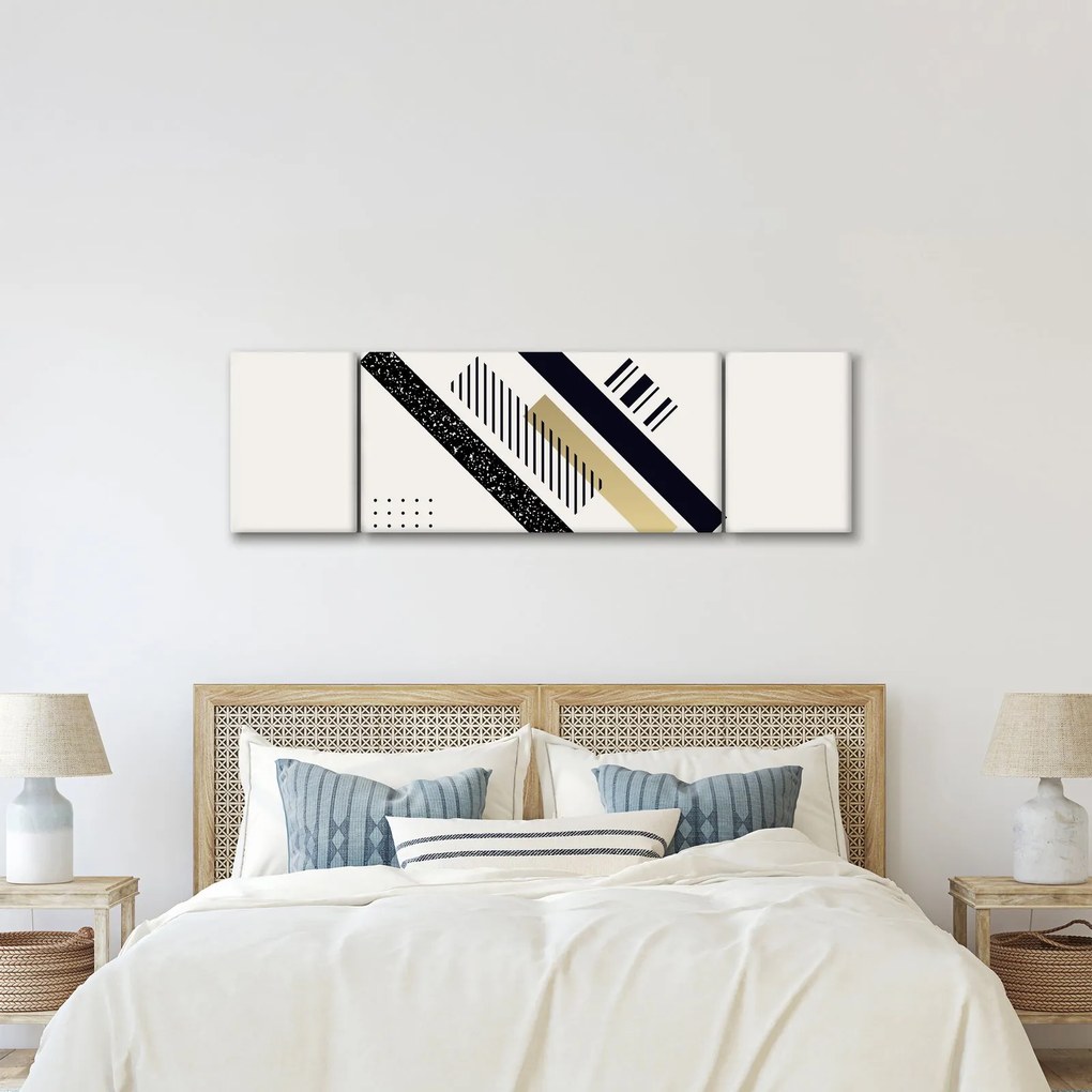 Obraz - Kształty geometryczne N⁰5 (170x50 cm)
