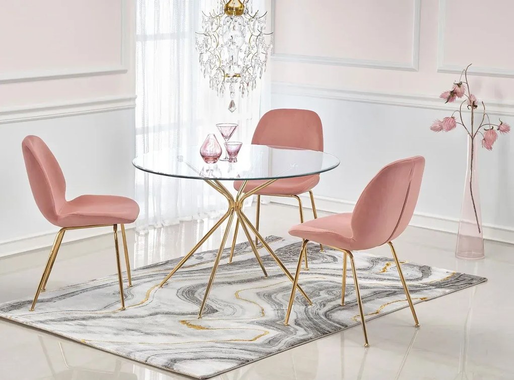 Stół okrągły glamour D6-W96