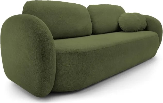 Sofa OLIO z funkcja spania i pojemnikiem ZIELONY ARAGON 39