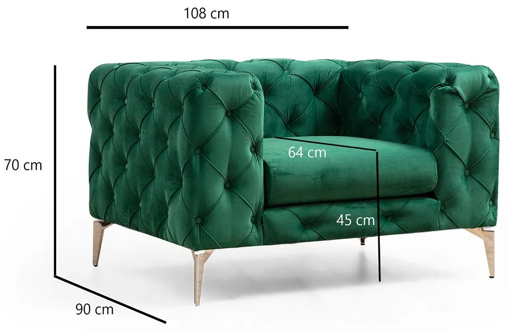 Fotel Como Green