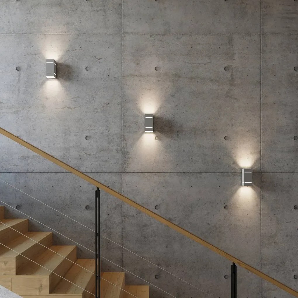 Kinkiet BLOCCO szary SOLLUX LIGHTING